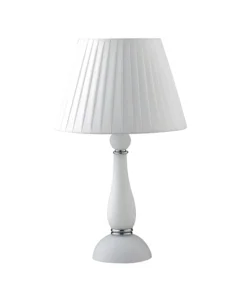 Ultime Pezzi Lampada da tavolo "alfiere" bianco 32x54 cm, max 60w